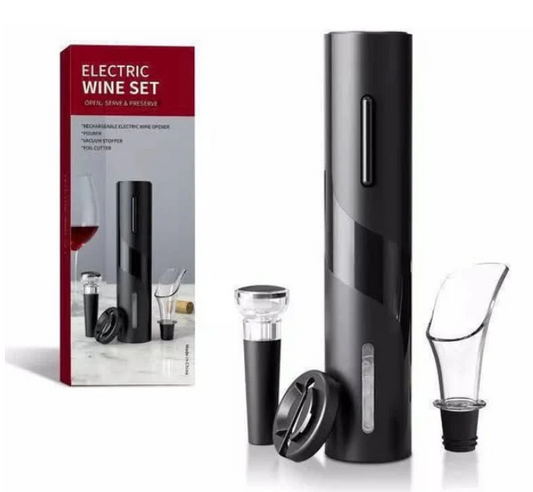 🍷Prestivino ™ — Ouvre-bouteille électrique 3-en-1 | Coffret prestige